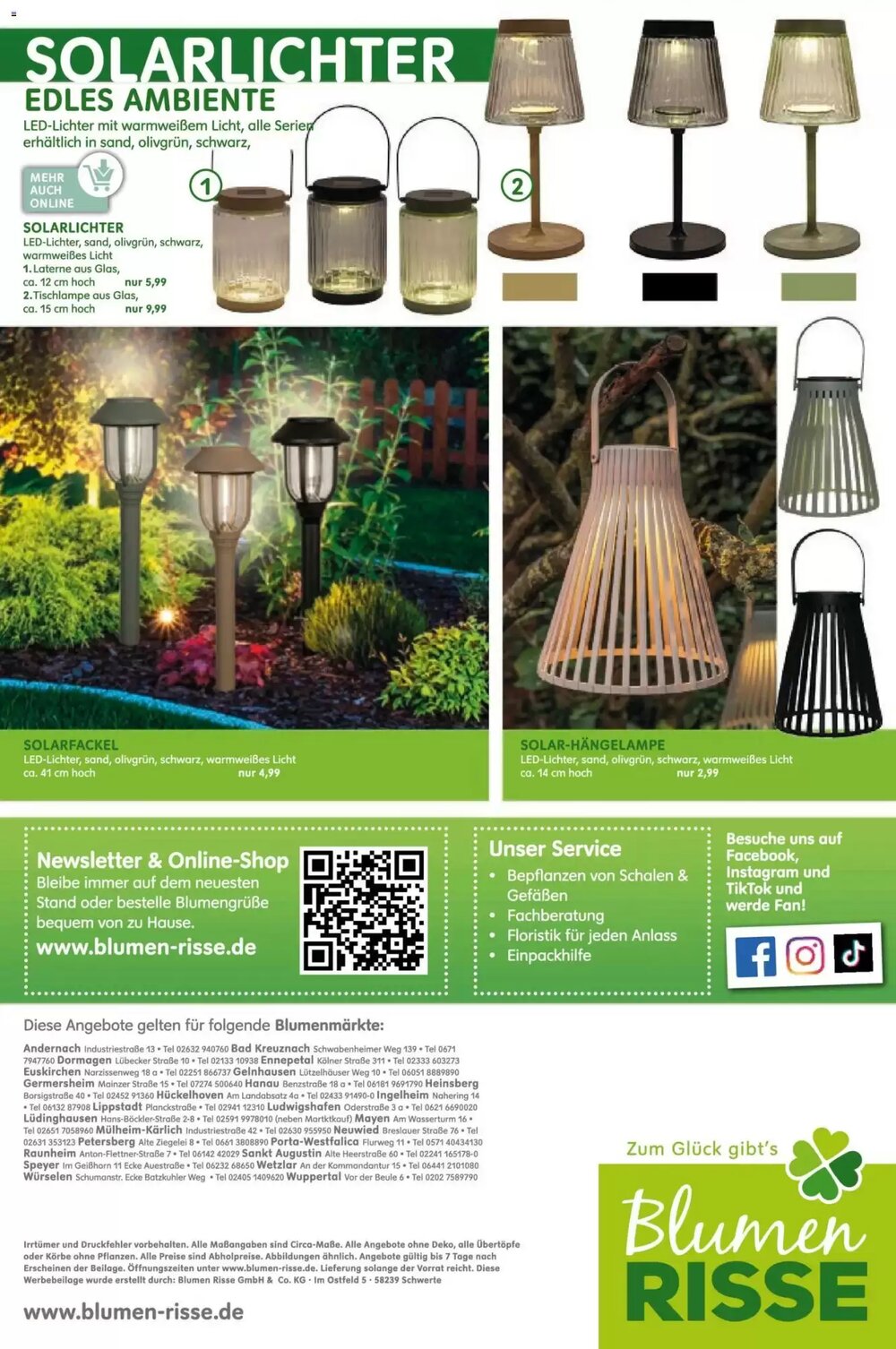 Blumen Risse Prospekt (ab 16.04.2026) zum Blättern - Seite 16