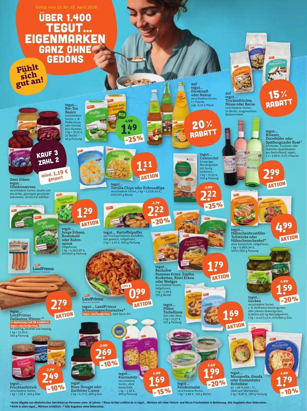 tegut Prospekt (ab 17.04.2026) zum Blättern - Seite 2
