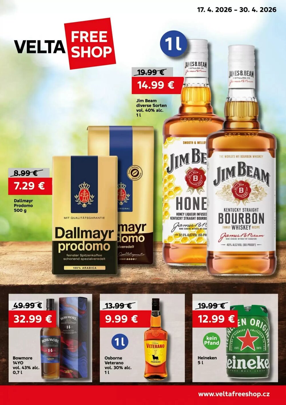 VELTA Free Shop Prospekt (ab 17.04.2026) zum Blättern - Seite 1