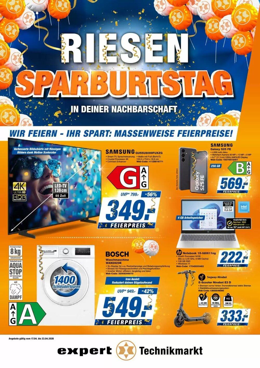 Expert Prospekt (ab 17.04.2026) zum Blättern - Seite 1