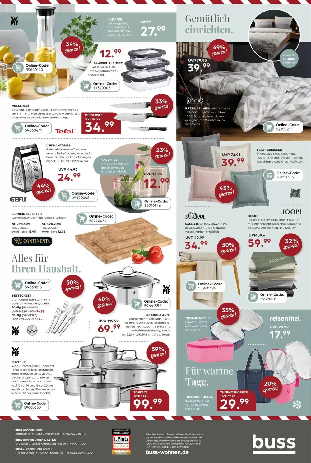 Möbel Buss Prospekt (ab 17.04.2026) zum Blättern - Seite 4