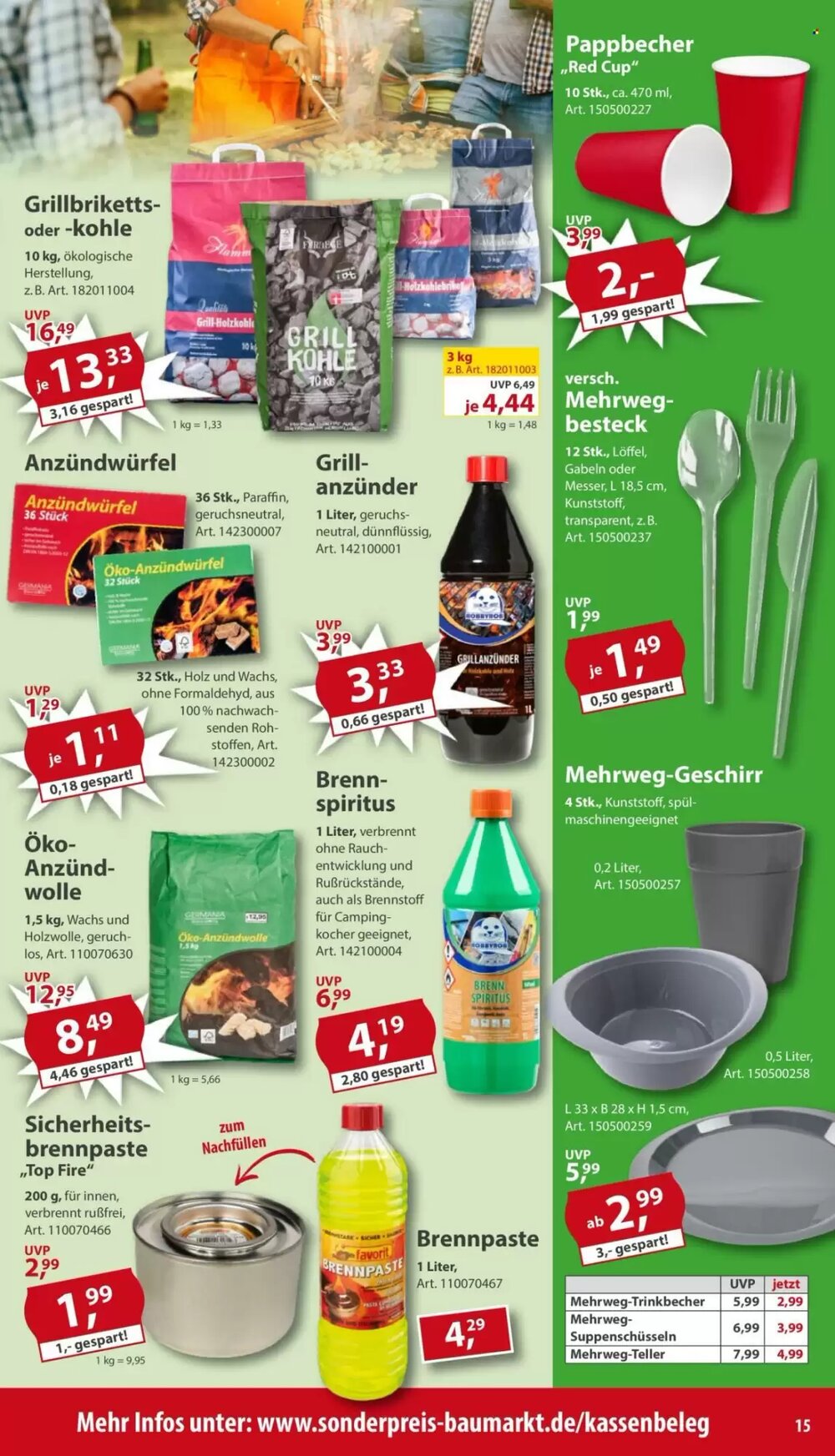 Sonderpreis Baumarkt Prospekt (ab 18.04.2026) zum Blättern - Seite 15