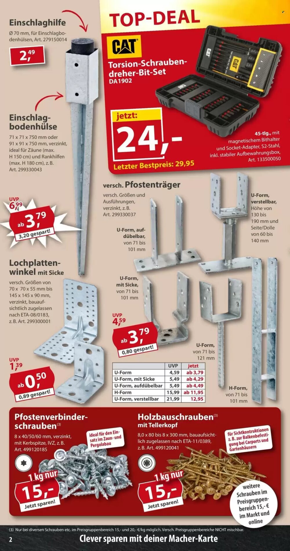 Sonderpreis Baumarkt Prospekt (ab 18.04.2026) zum Blättern - Seite 2