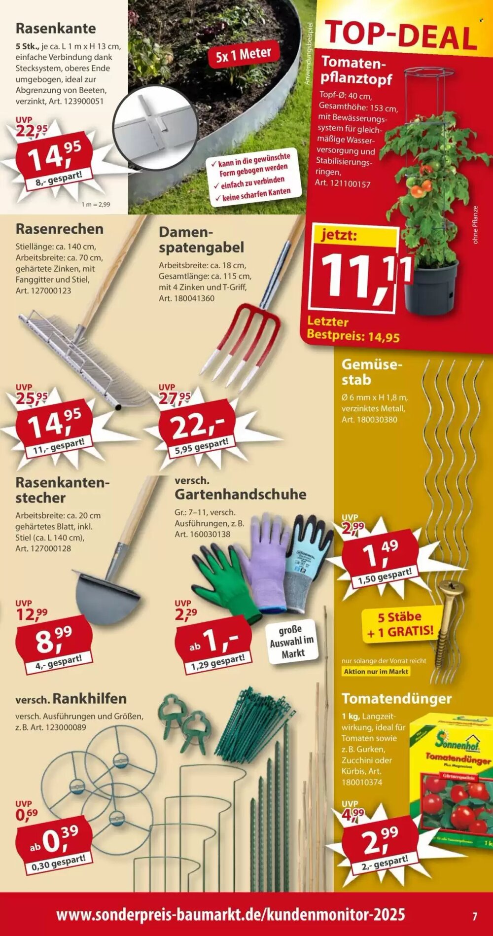 Sonderpreis Baumarkt Prospekt (ab 18.04.2026) zum Blättern - Seite 7