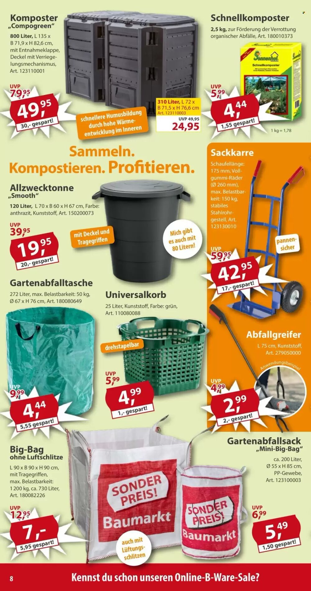 Sonderpreis Baumarkt Prospekt (ab 18.04.2026) zum Blättern - Seite 8