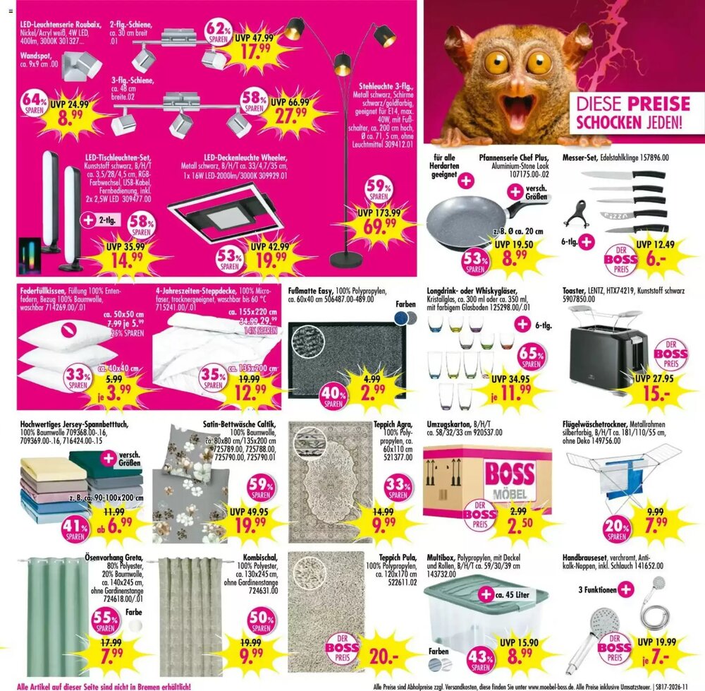 Möbel Boss Prospekt (ab 18.04.2026) zum Blättern - Seite 11