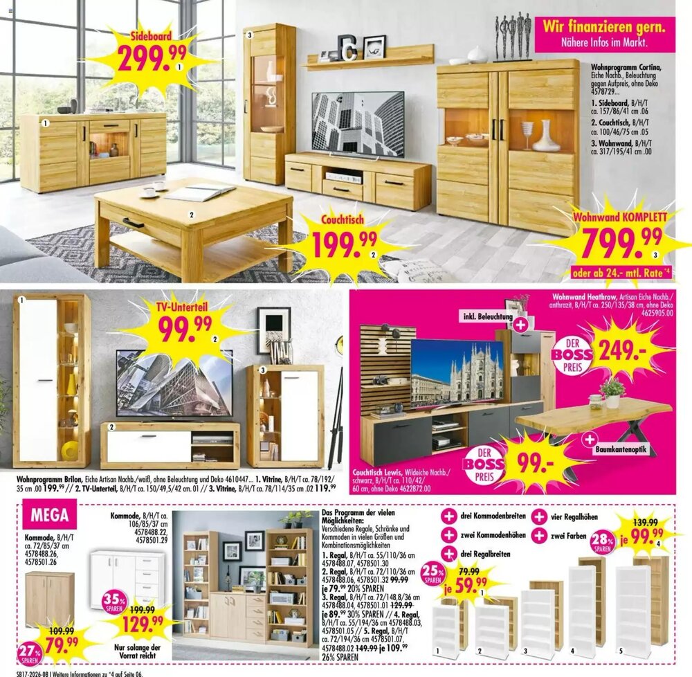 Möbel Boss Prospekt (ab 18.04.2026) zum Blättern - Seite 8