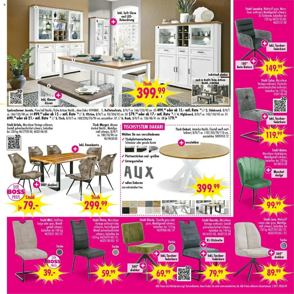 Möbel Boss Prospekt (ab 18.04.2026) zum Blättern - Seite 9