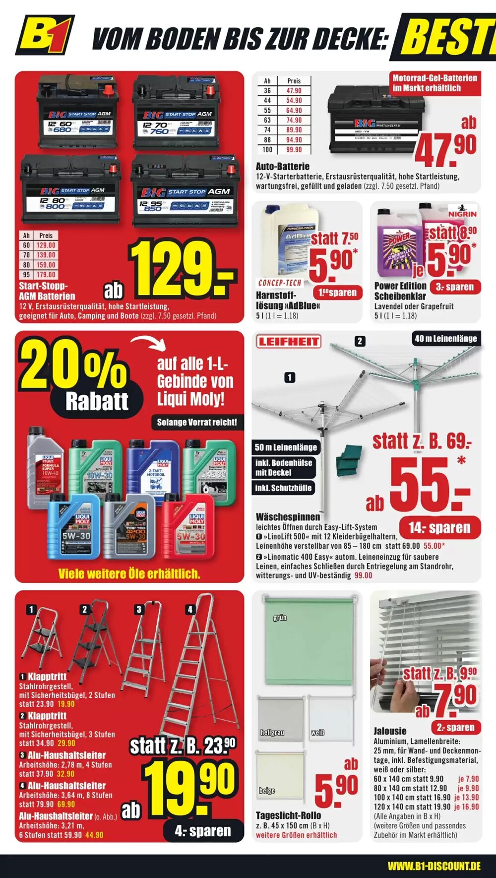 B1 Discount Baumarkt Prospekt (ab 18.04.2026) zum Blättern - Seite 6