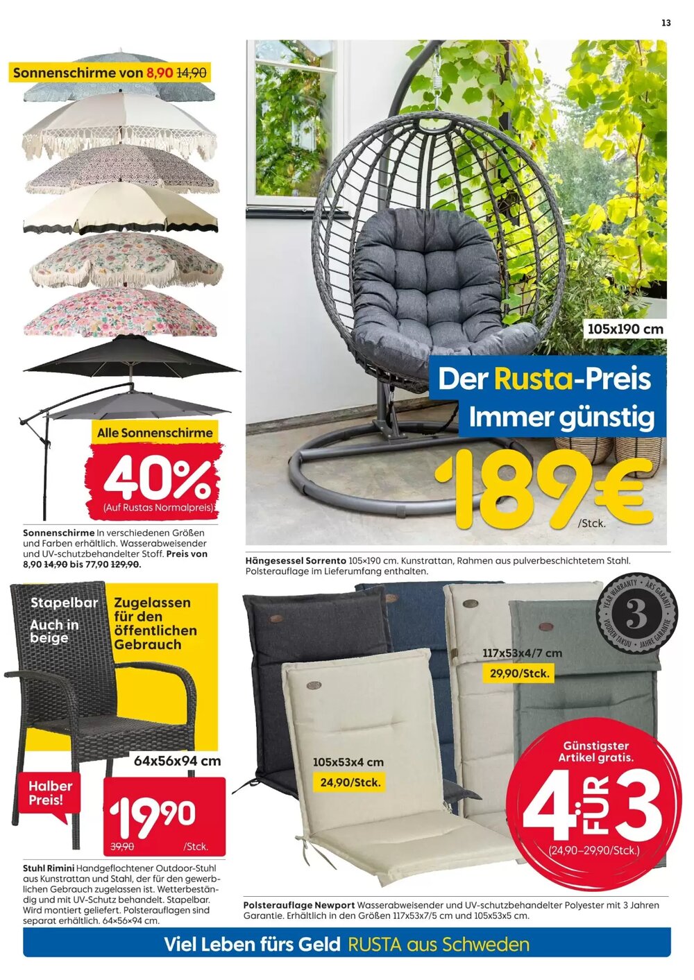 Rusta Prospekt (ab 18.04.2026) zum Blättern - Seite 13