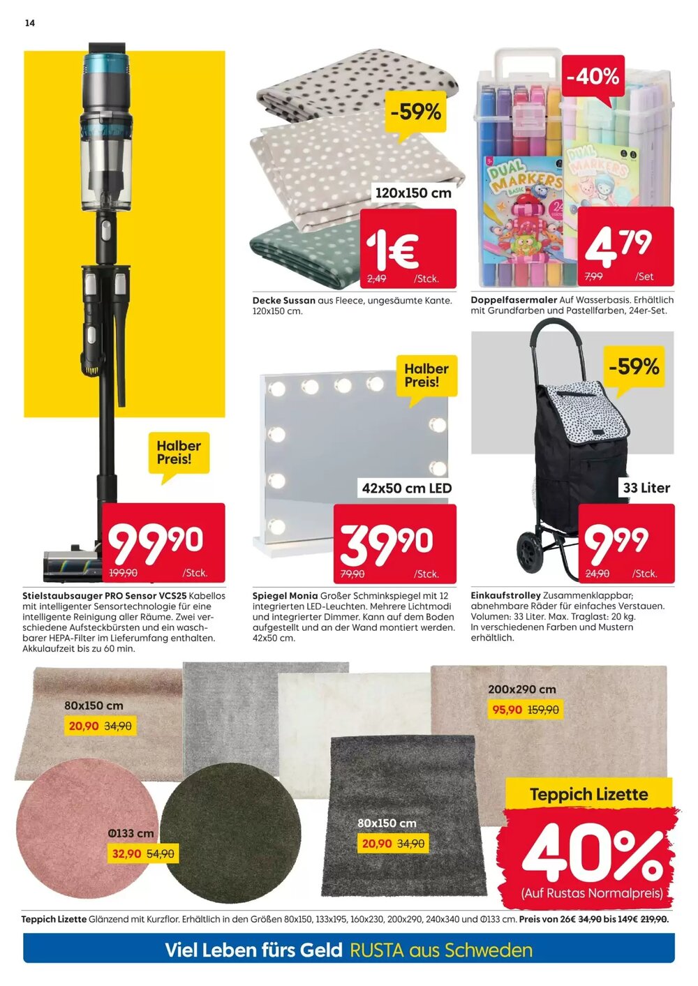 Rusta Prospekt (ab 18.04.2026) zum Blättern - Seite 14