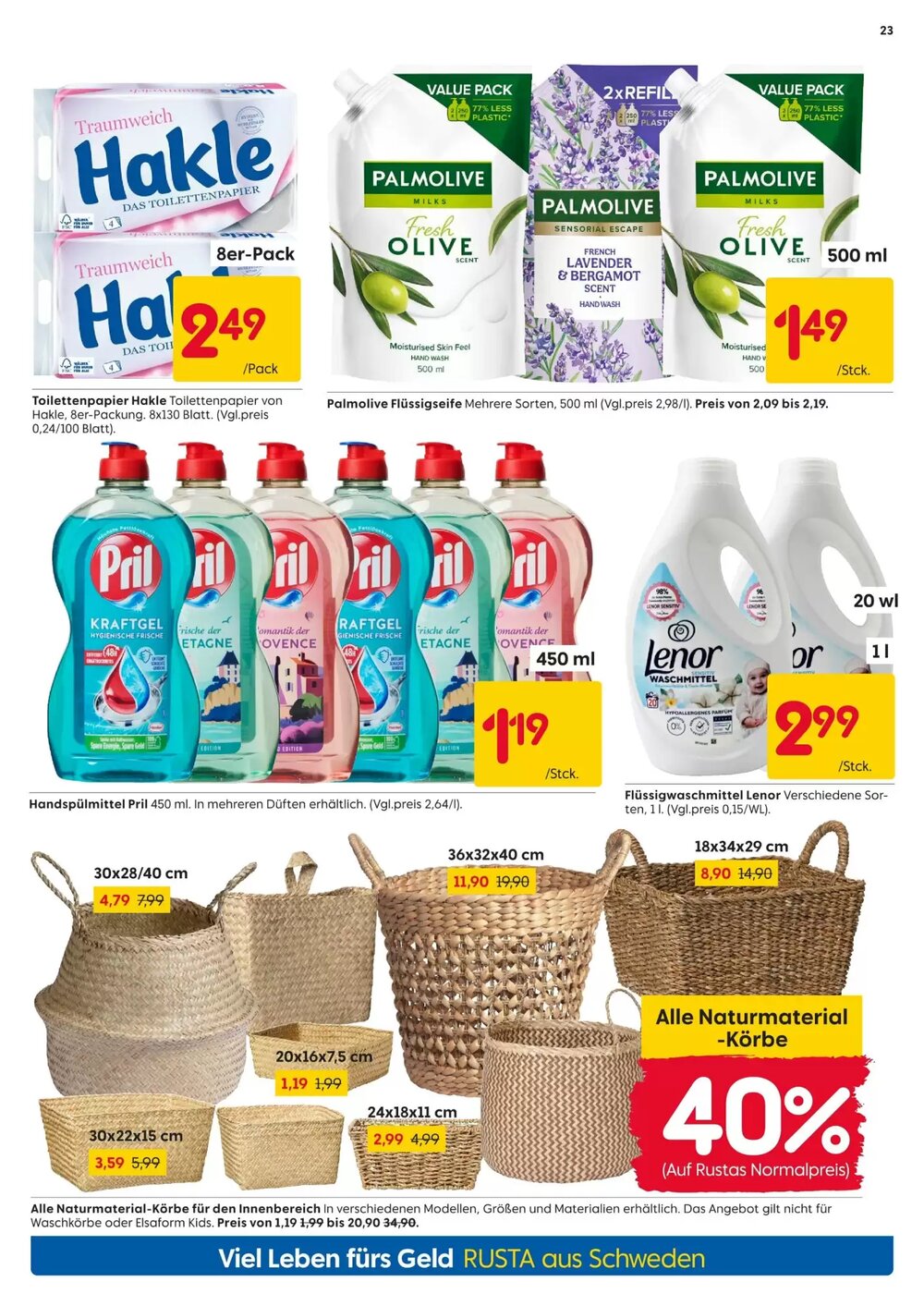 Rusta Prospekt (ab 18.04.2026) zum Blättern - Seite 23