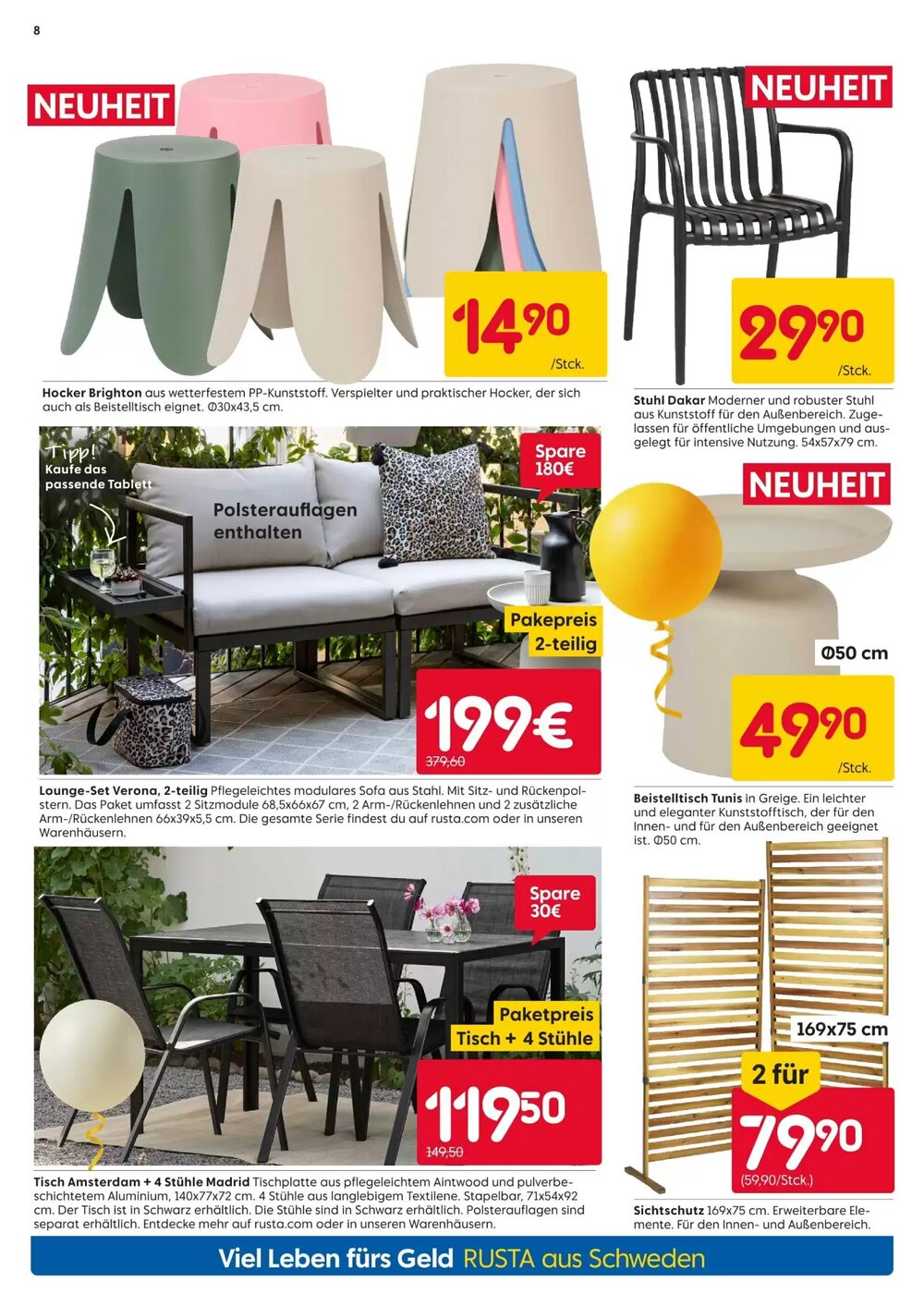 Rusta Prospekt (ab 18.04.2026) zum Blättern - Seite 8