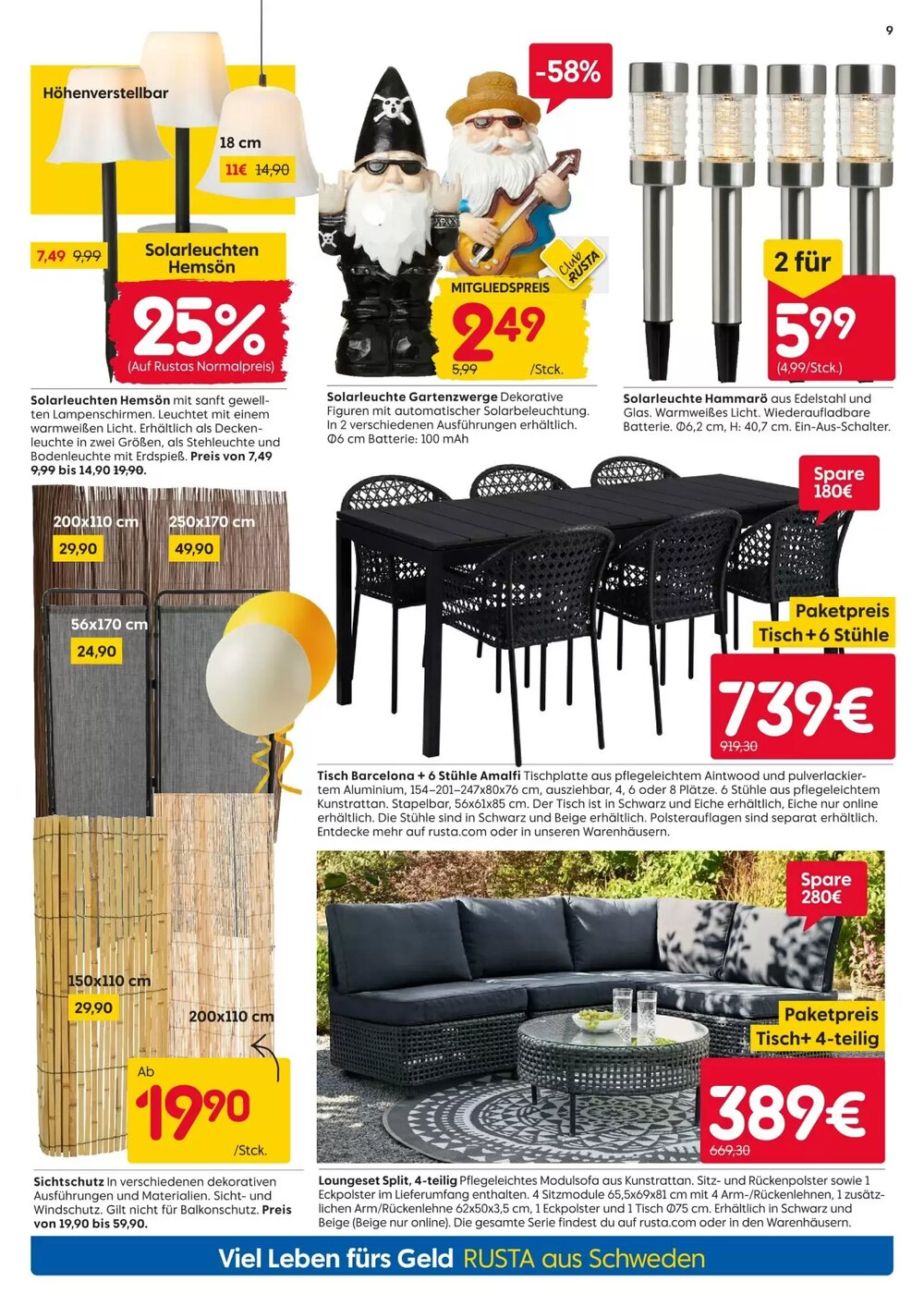 Rusta Prospekt (ab 18.04.2026) zum Blättern - Seite 9