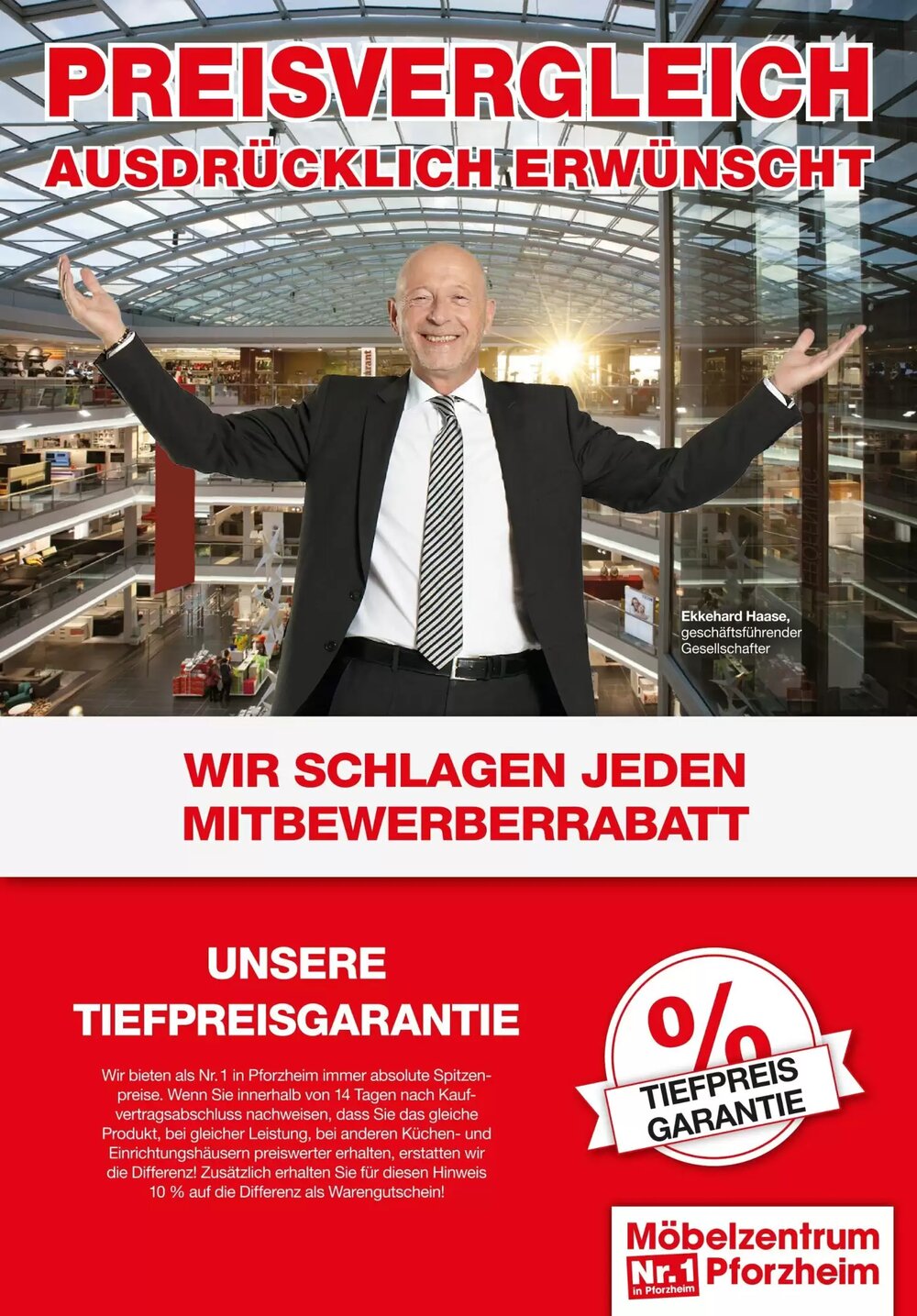 Möbelzentrum Pforzheim Prospekt (ab 18.04.2026) zum Blättern - Seite 1