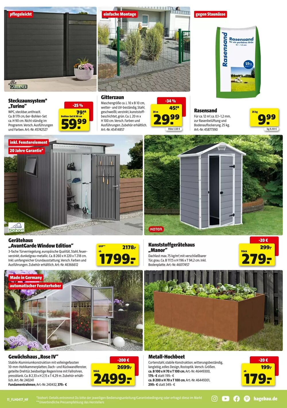 Hagebau Prospekt (ab 18.04.2026) zum Blättern - Seite 11