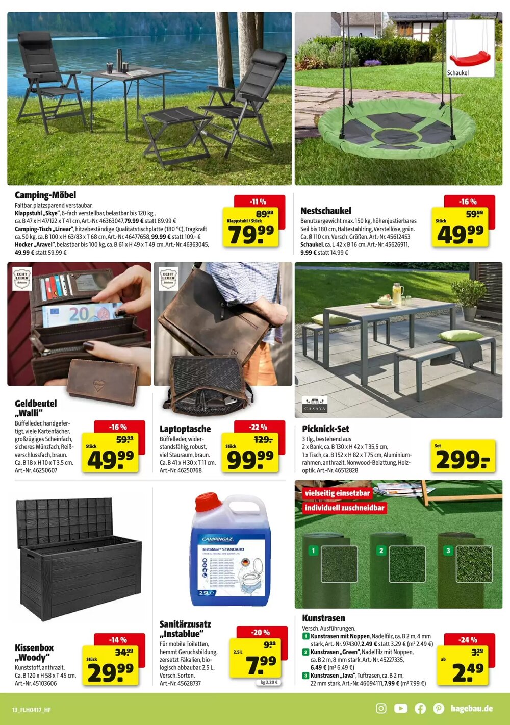 Hagebau Prospekt (ab 18.04.2026) zum Blättern - Seite 13