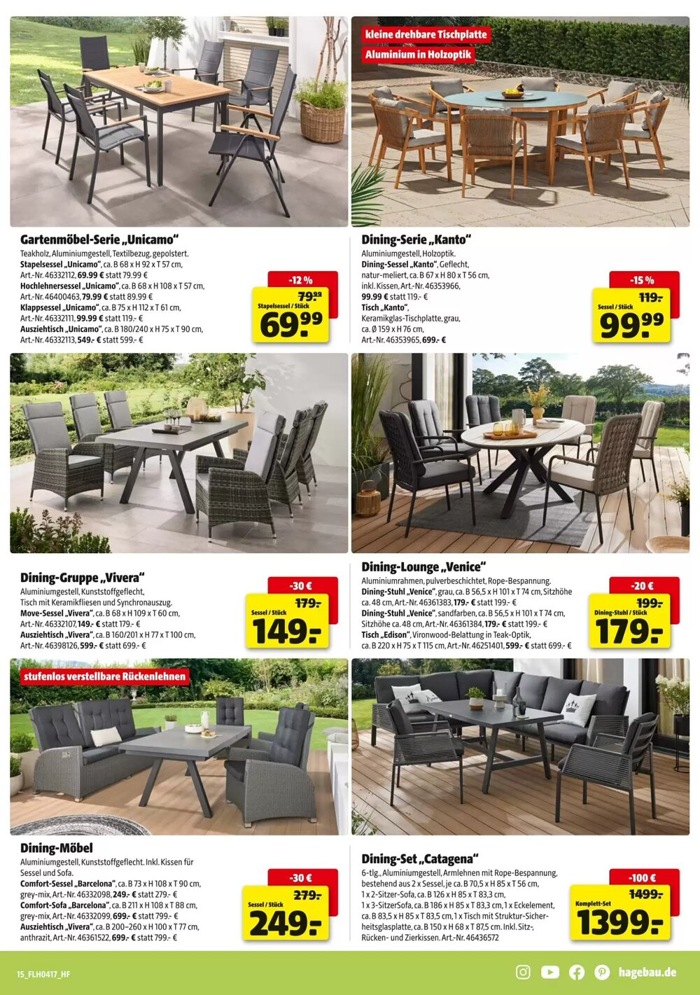 Hagebau Prospekt (ab 18.04.2026) zum Blättern - Seite 15