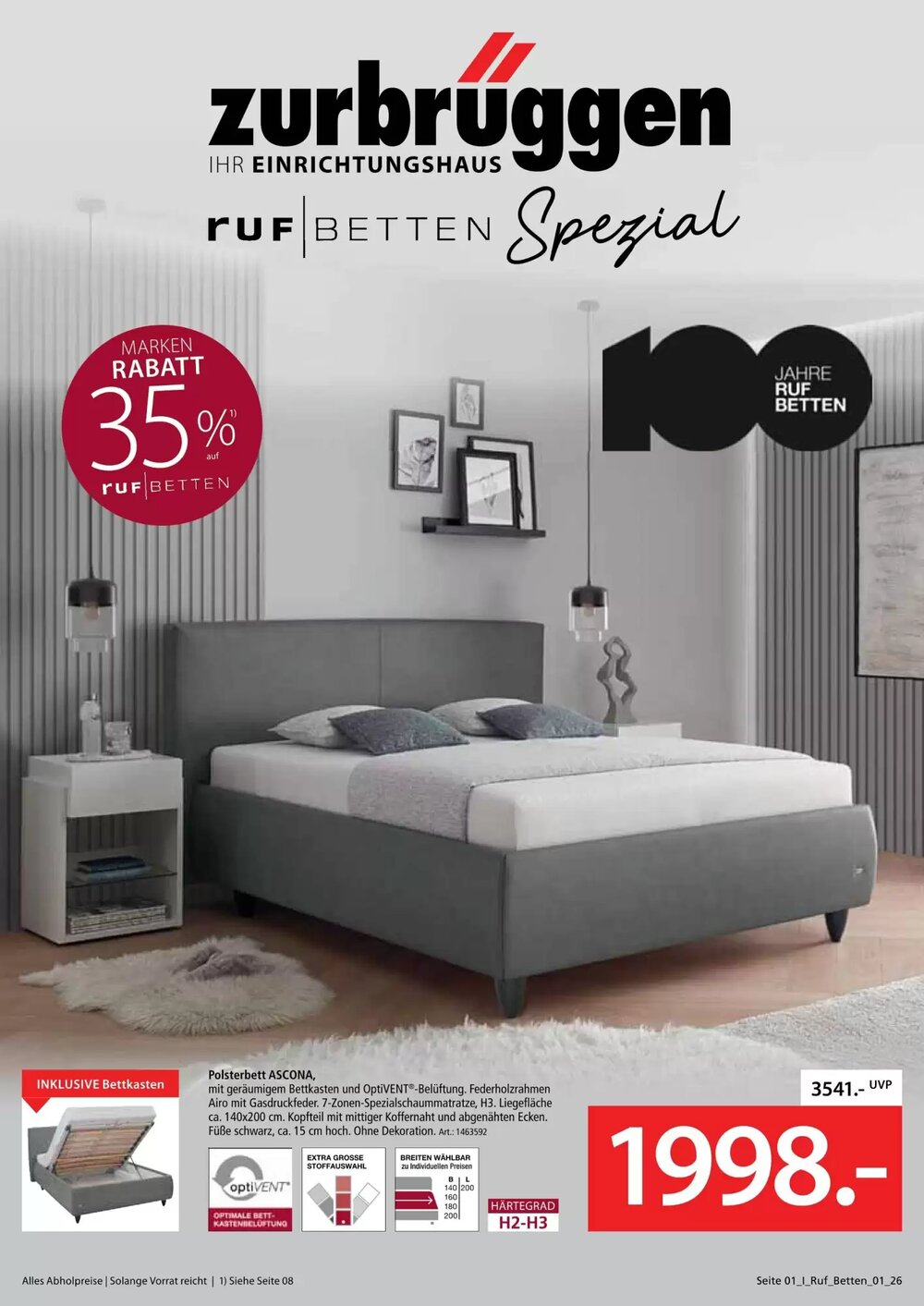 Zurbrüggen Prospekt (ab 18.04.2026) zum Blättern - Seite 1