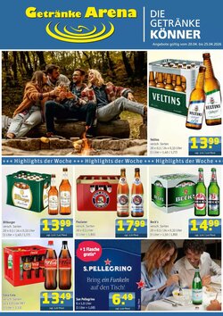 Getränke Arena Prospekt (ab 19.04.2026) zum Blättern