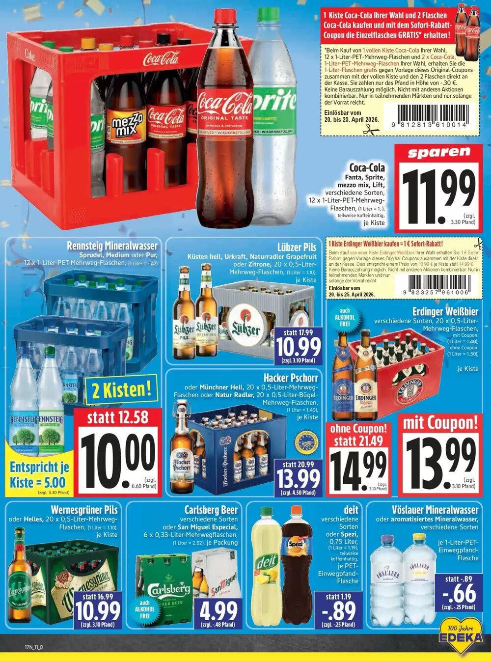 EDEKA Hahner Prospekt (ab 19.04.2026) zum Blättern - Seite 14