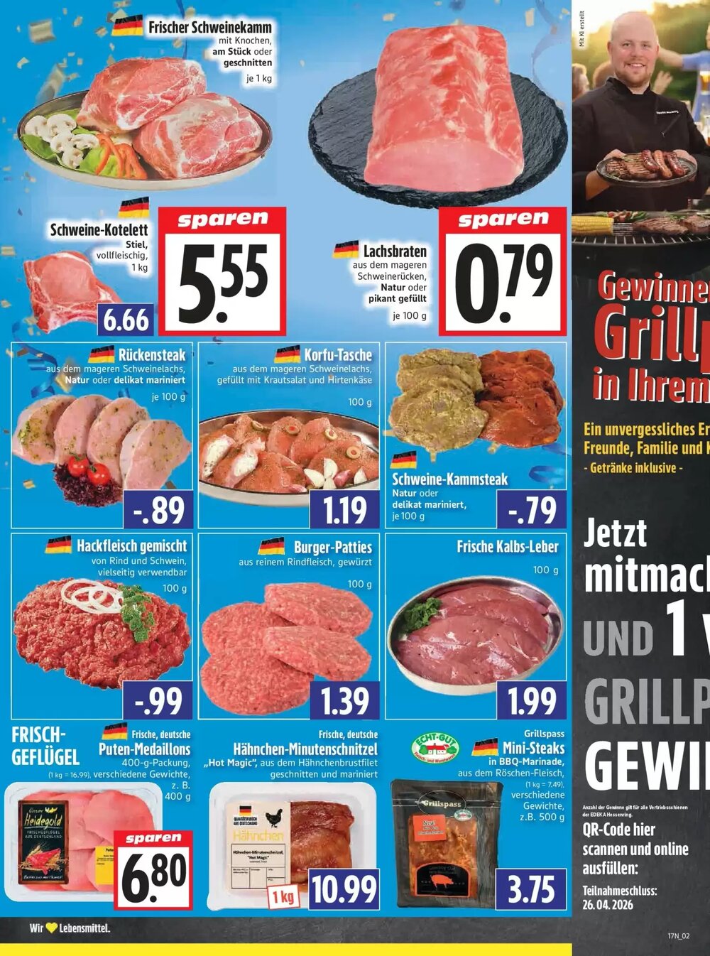 EDEKA Hahner Prospekt (ab 19.04.2026) zum Blättern - Seite 4