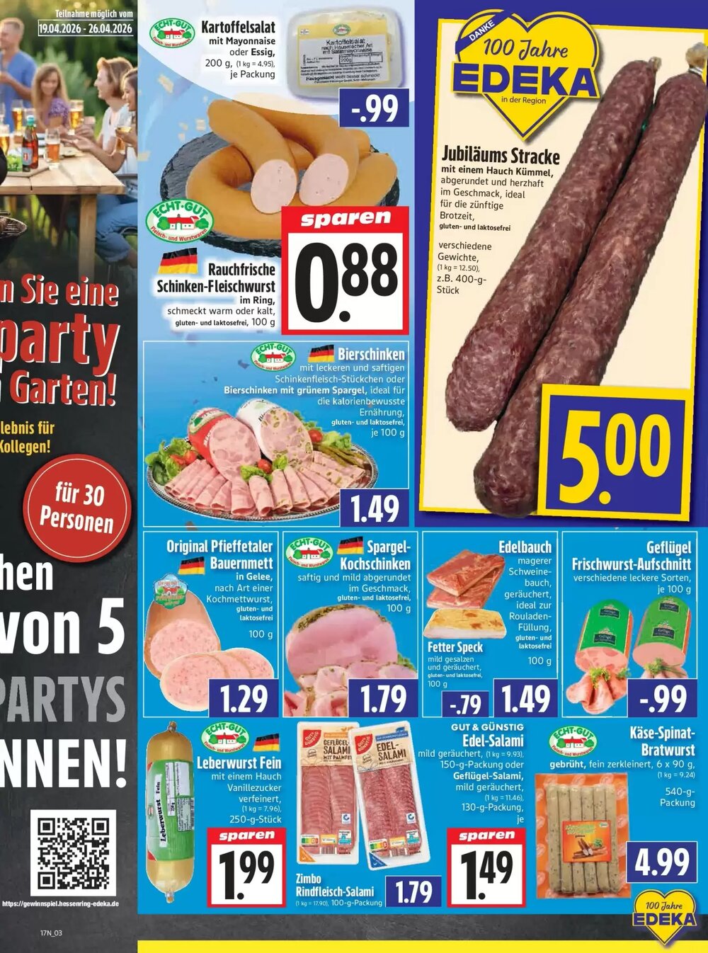 EDEKA Hahner Prospekt (ab 19.04.2026) zum Blättern - Seite 5