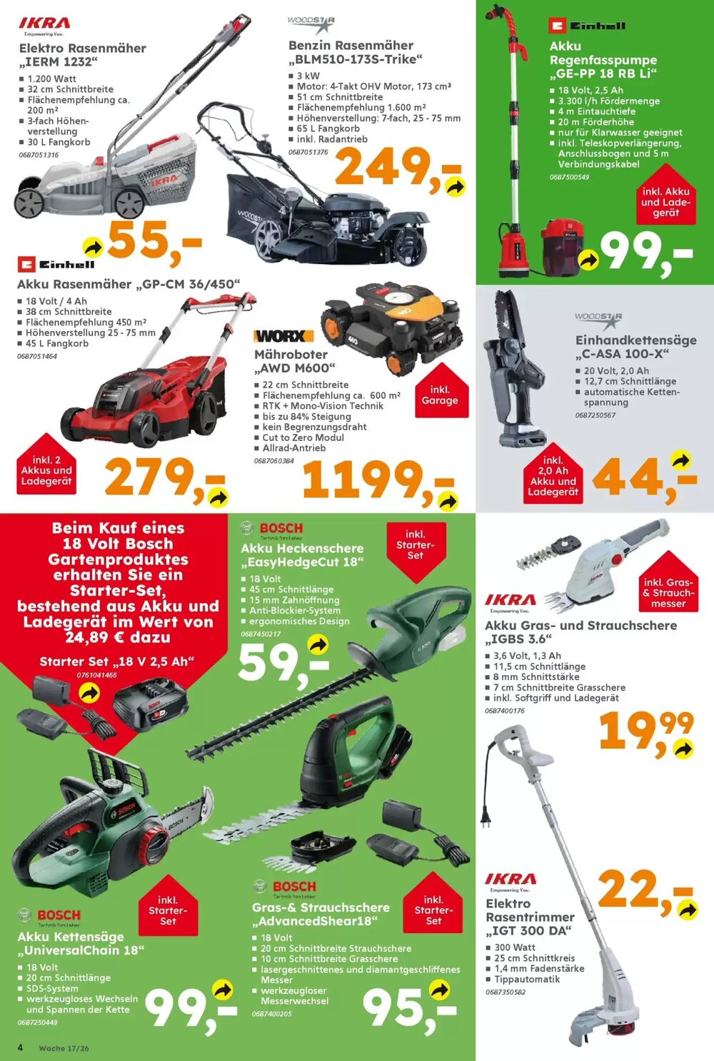 Globus Baumarkt Prospekt (ab 19.04.2026) zum Blättern - Seite 4