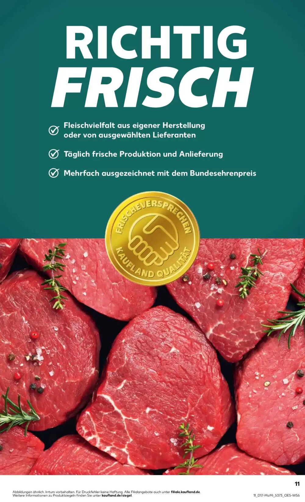 Kaufland Prospekt (ab 19.04.2026) zum Blättern - Seite 11