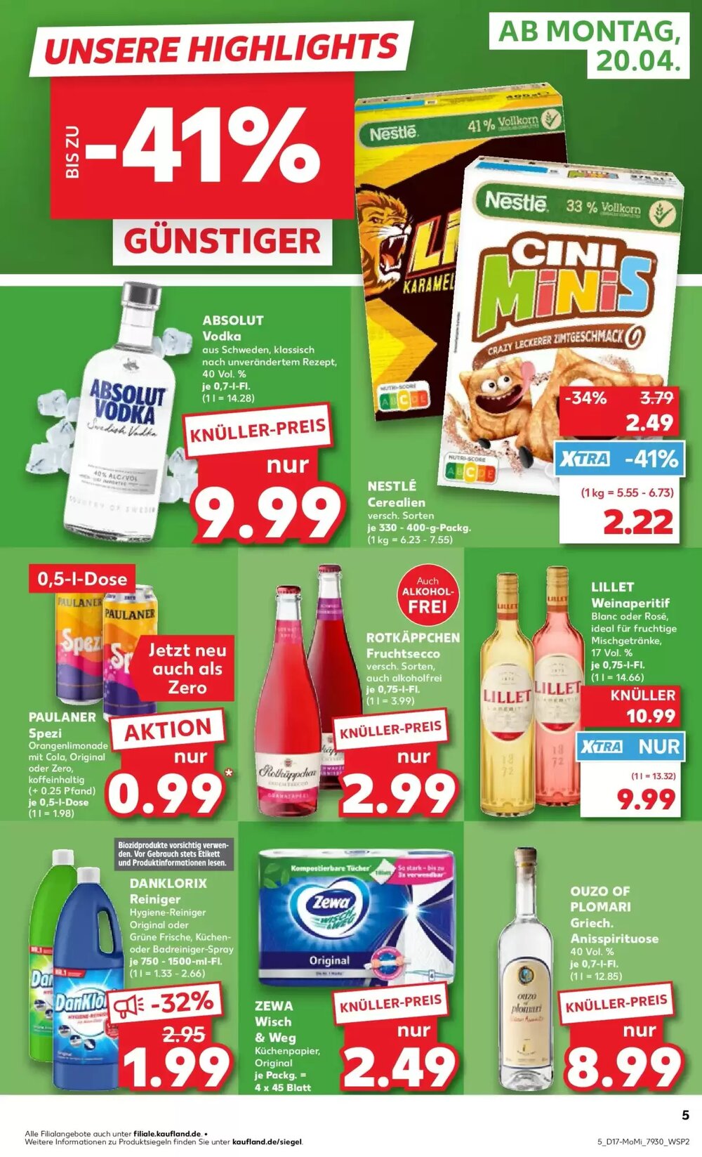 Kaufland Prospekt (ab 19.04.2026) zum Blättern - Seite 5