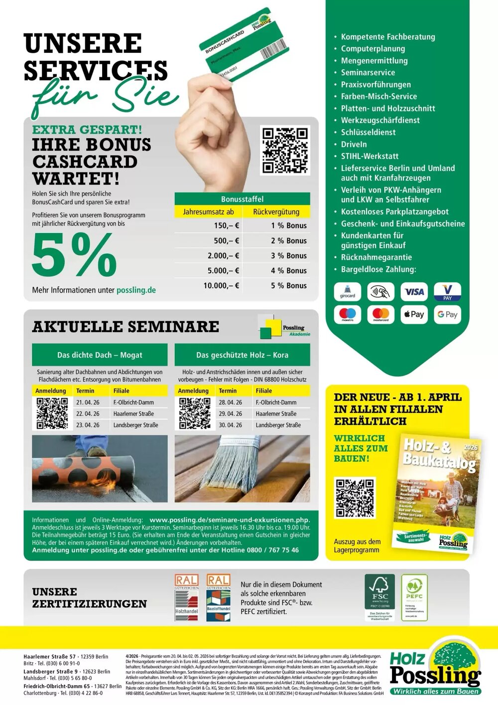 Holz Possling Prospekt (ab 19.04.2026) zum Blättern - Seite 8