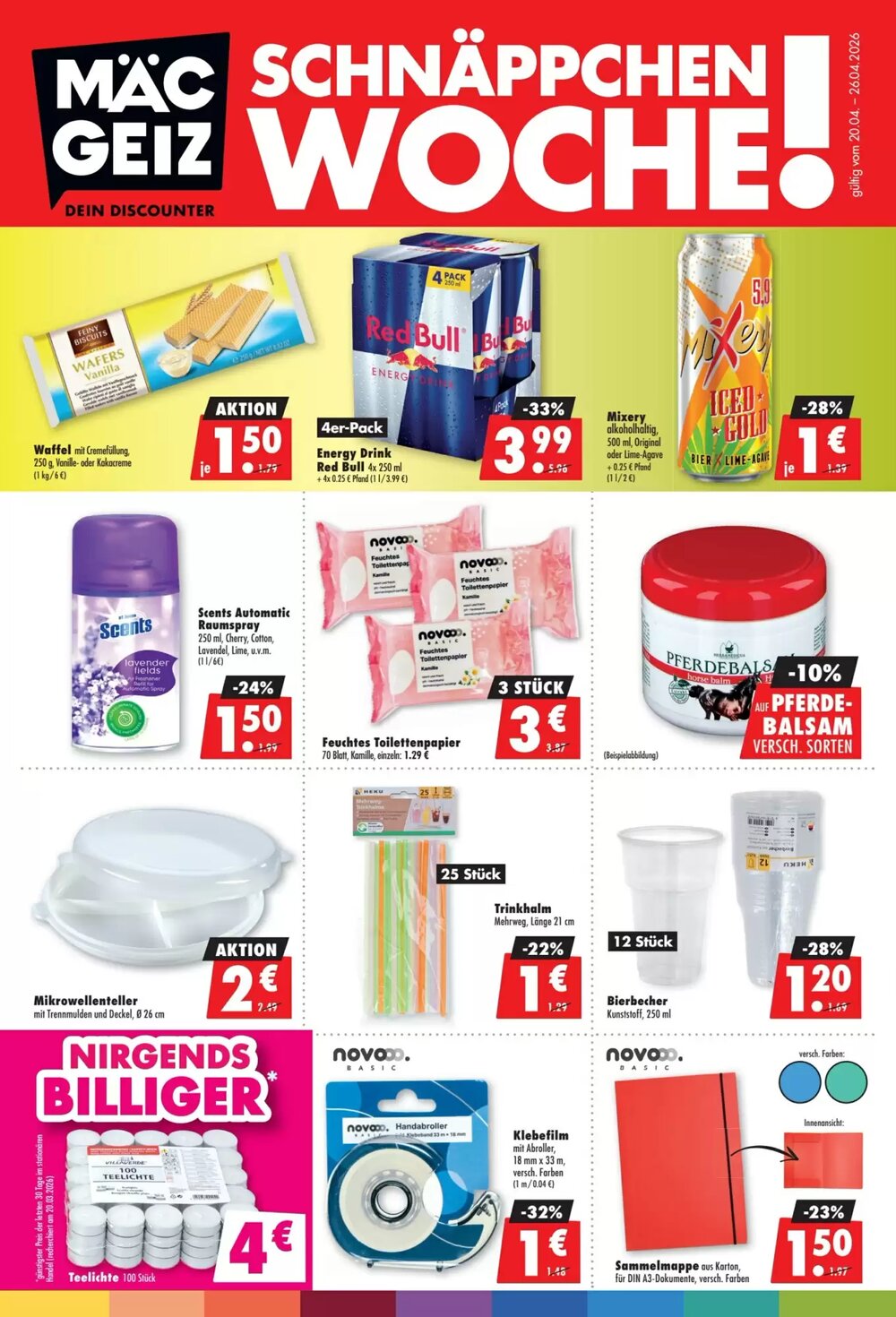 Mäc Geiz Prospekt (ab 20.04.2026) zum Blättern - Seite 1