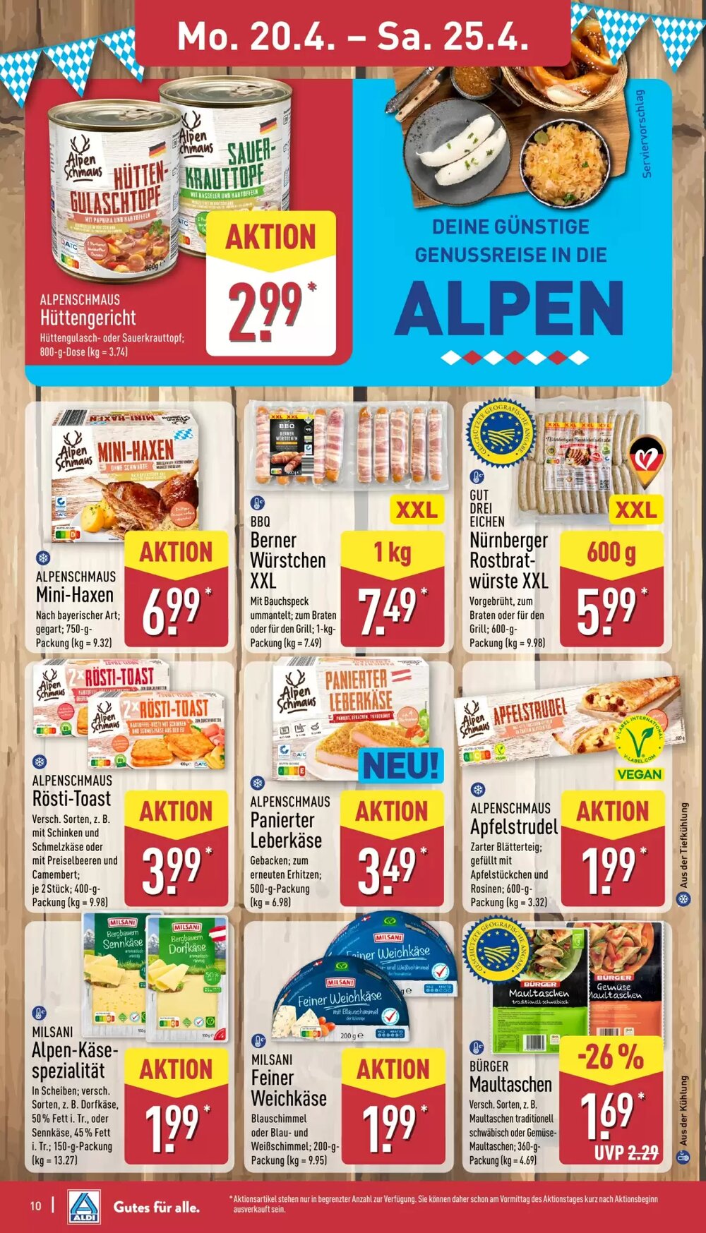 Aldi Nord Prospekt (ab 20.04.2026) zum Blättern - Seite 10