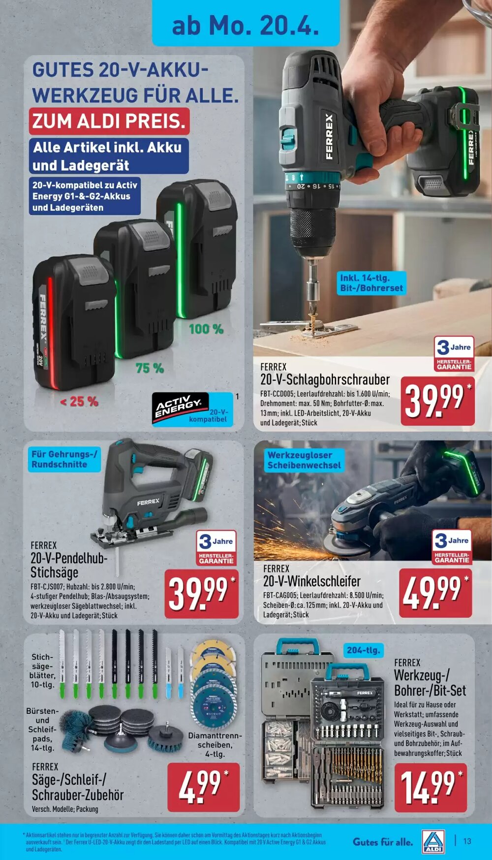 Aldi Nord Prospekt (ab 20.04.2026) zum Blättern - Seite 13