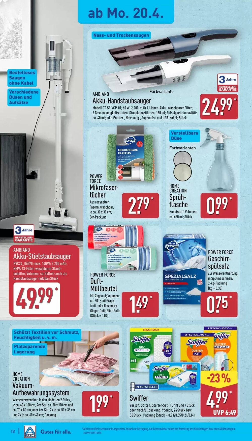 Aldi Nord Prospekt (ab 20.04.2026) zum Blättern - Seite 18