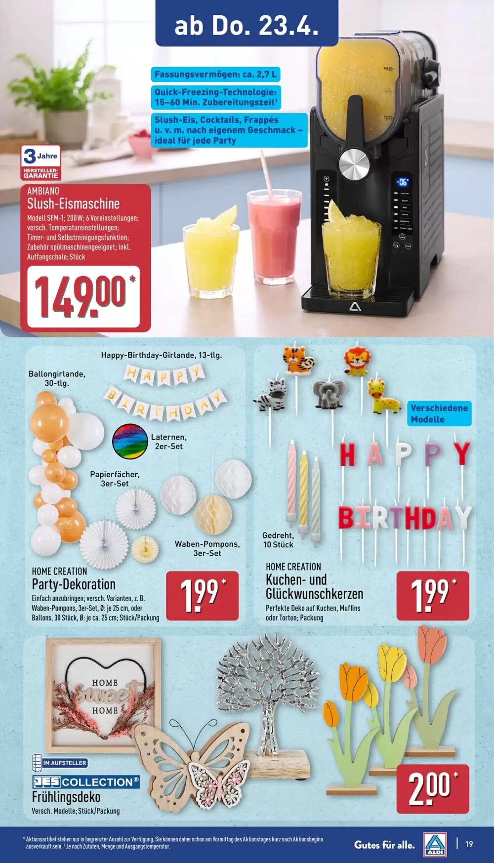 Aldi Nord Prospekt (ab 20.04.2026) zum Blättern - Seite 19