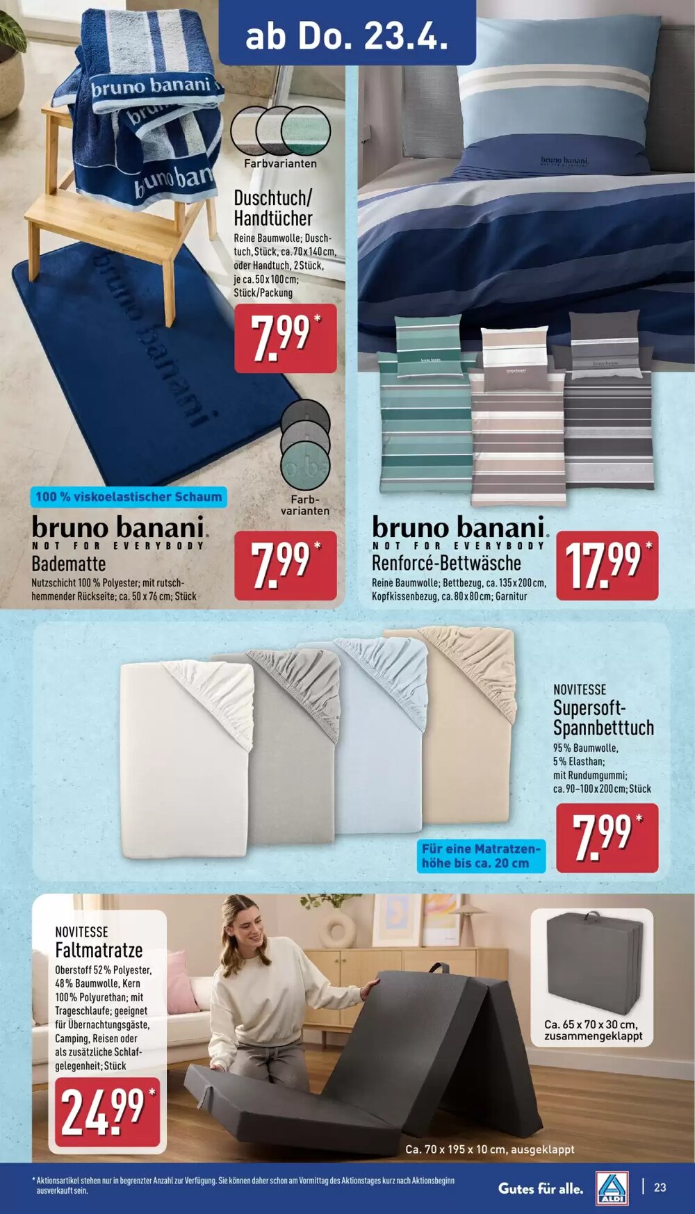 Aldi Nord Prospekt (ab 20.04.2026) zum Blättern - Seite 23