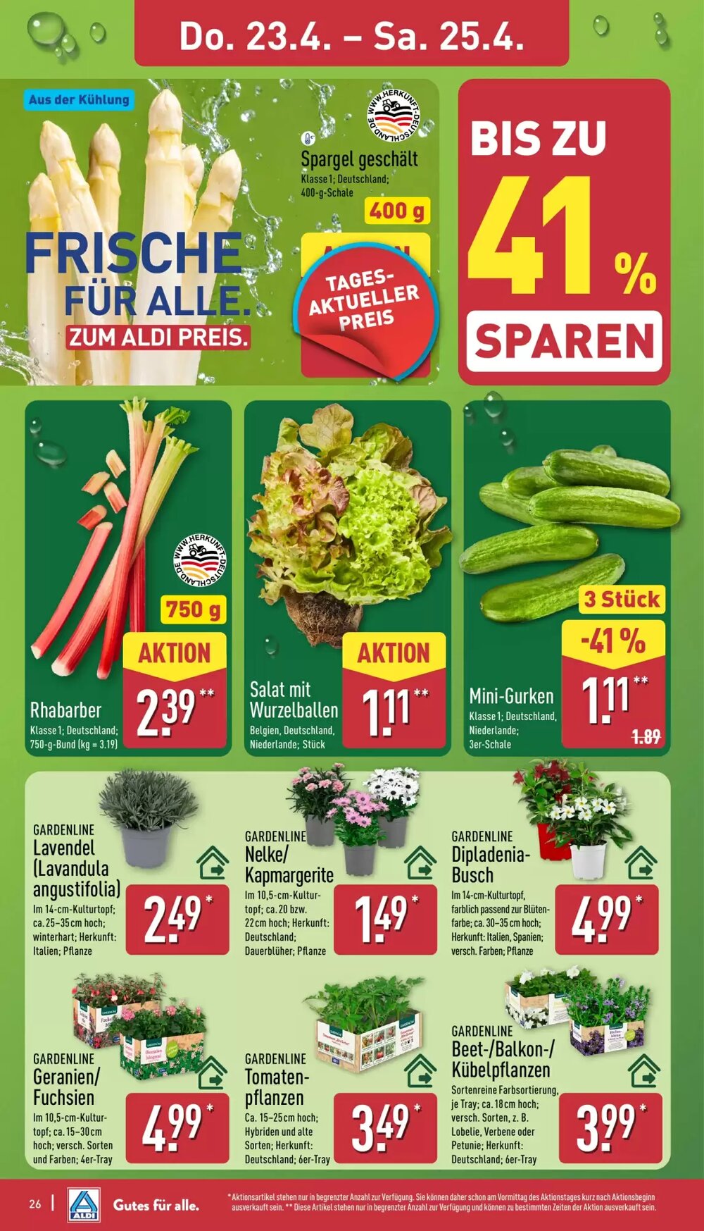 Aldi Nord Prospekt (ab 20.04.2026) zum Blättern - Seite 26