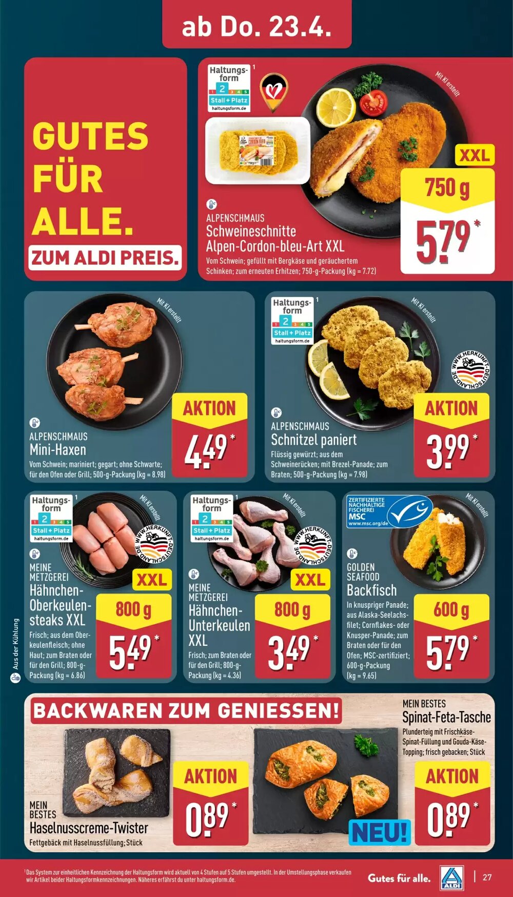 Aldi Nord Prospekt (ab 20.04.2026) zum Blättern - Seite 27