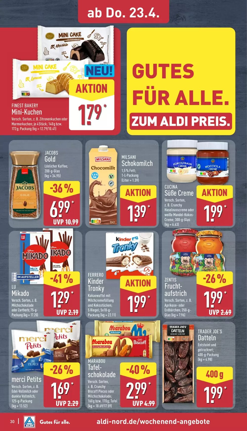 Aldi Nord Prospekt (ab 20.04.2026) zum Blättern - Seite 30