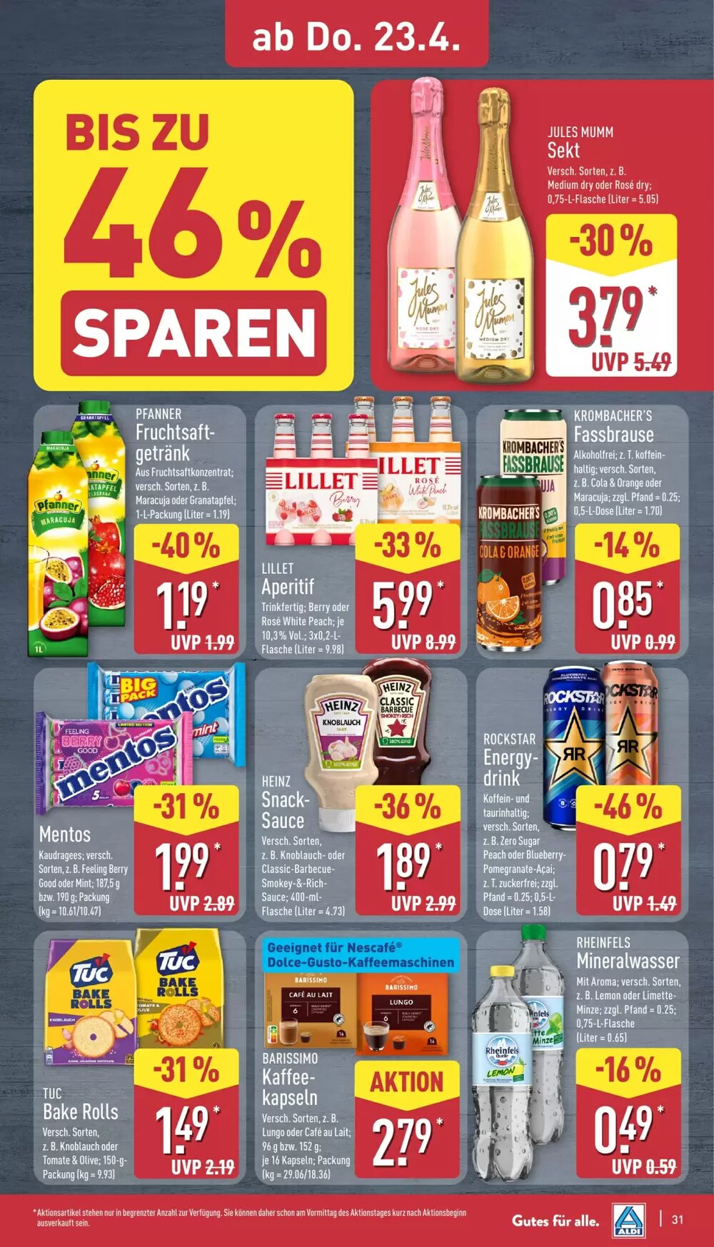 Aldi Nord Prospekt (ab 20.04.2026) zum Blättern - Seite 31