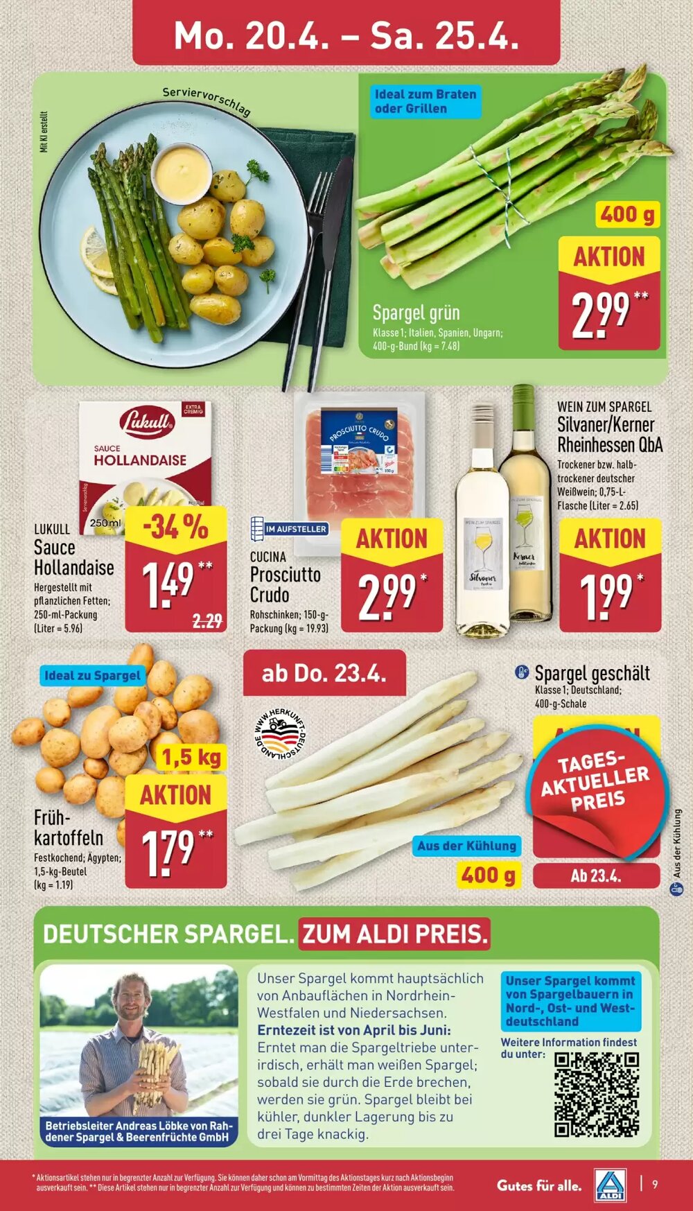 Aldi Nord Prospekt (ab 20.04.2026) zum Blättern - Seite 9