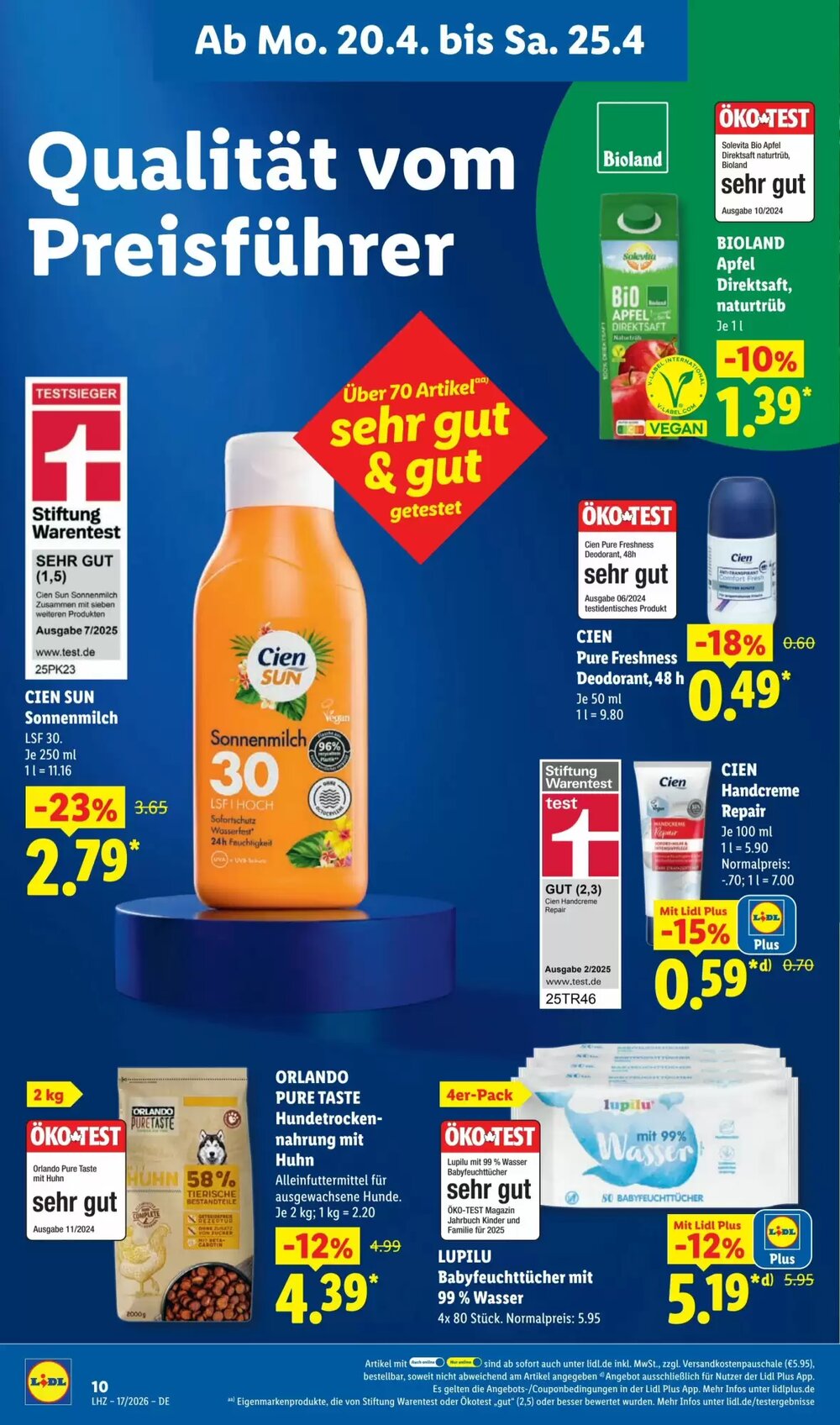 Lidl Prospekt (ab 20.04.2026) zum Blättern - Seite 22