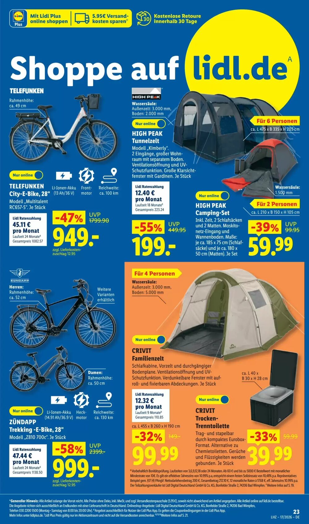 Lidl Prospekt (ab 20.04.2026) zum Blättern - Seite 39