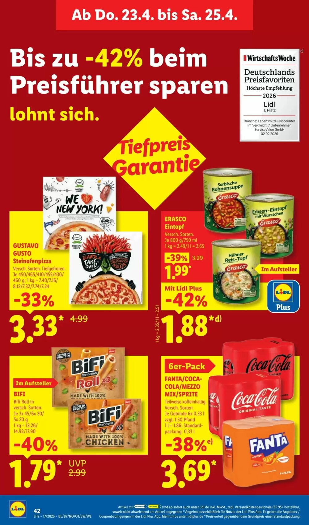 Lidl Prospekt (ab 20.04.2026) zum Blättern - Seite 62