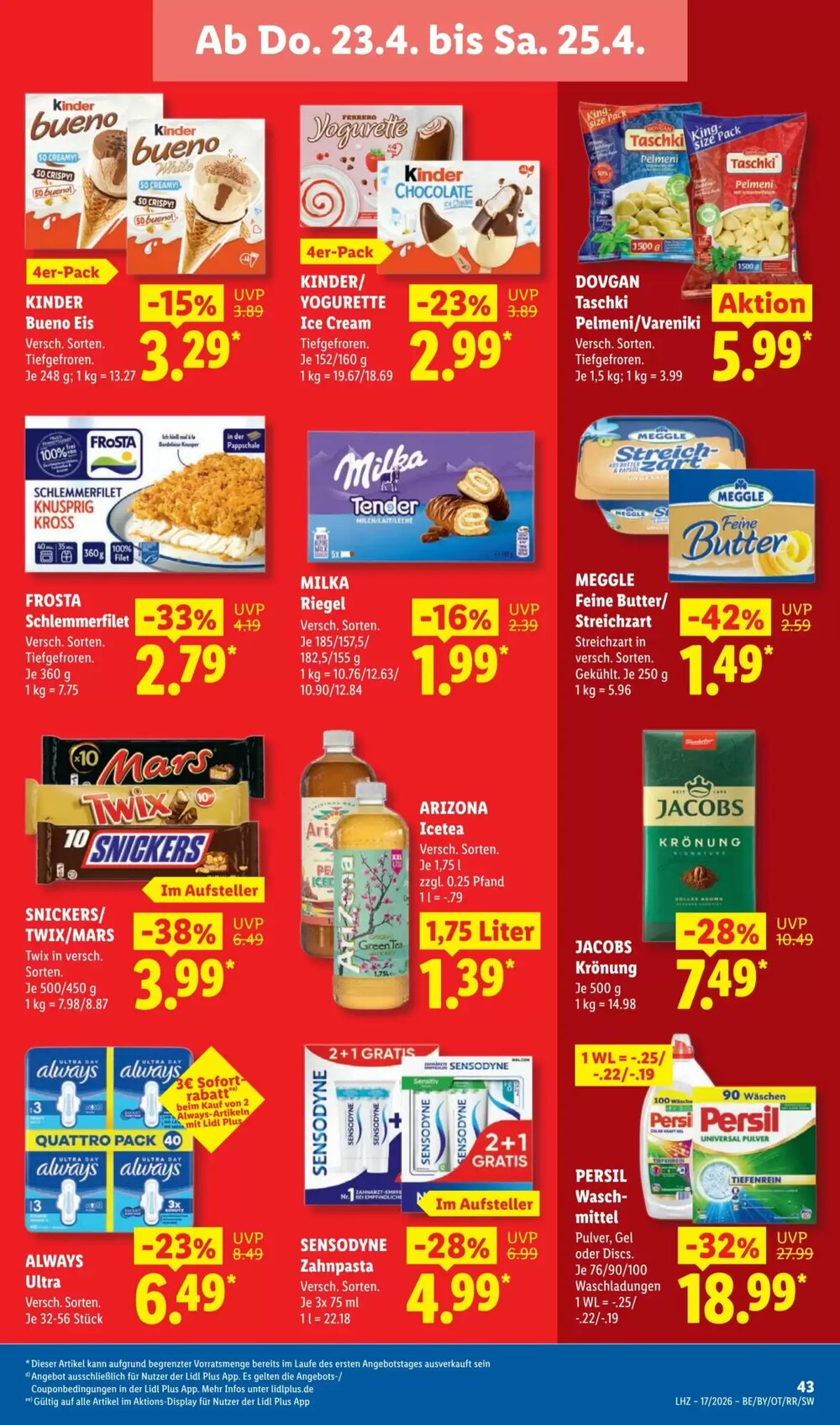 Lidl Prospekt (ab 20.04.2026) zum Blättern - Seite 63