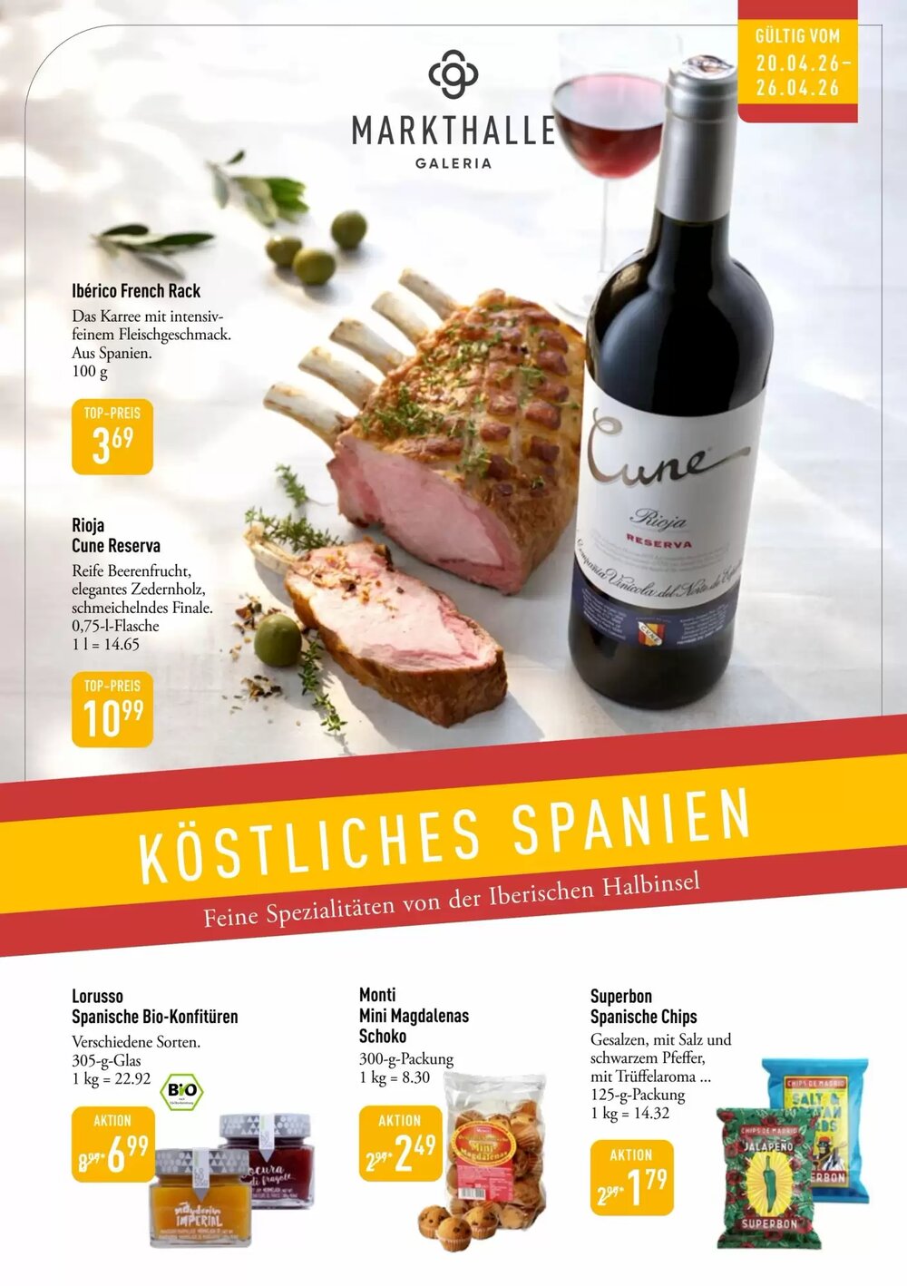 Galeria Markthalle Prospekt (ab 20.04.2026) zum Blättern - Seite 1