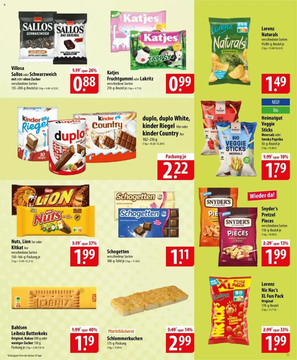 Famila Nord Ost Prospekt (ab 20.04.2026) zum Blättern - Seite 11