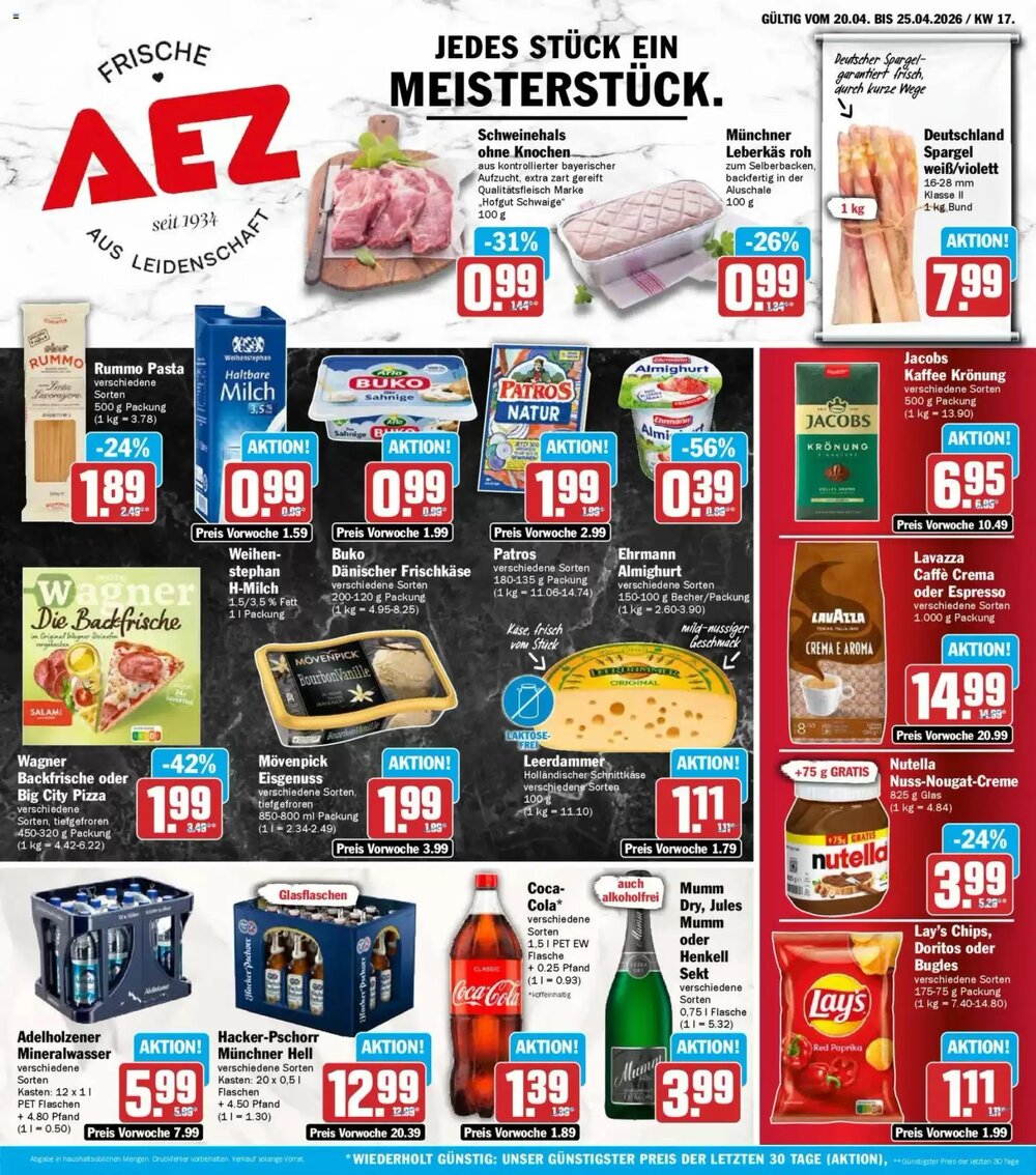 AEZ Prospekt (ab 20.04.2026) zum Blättern - Seite 1