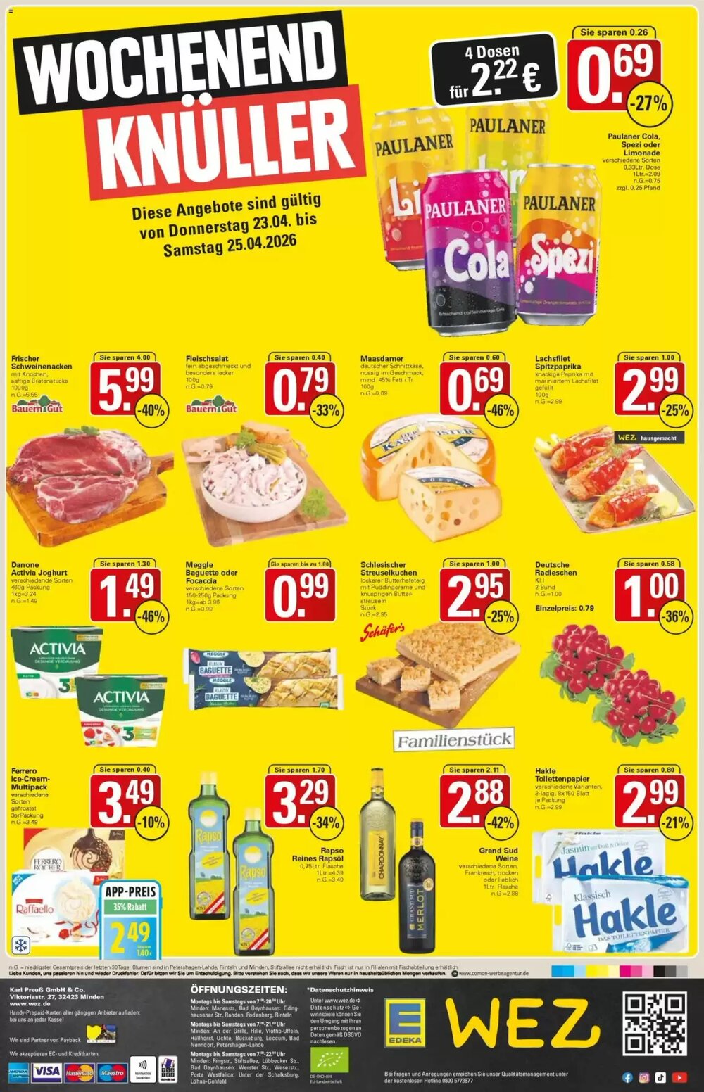 WEZ Prospekt (ab 20.04.2026) zum Blättern - Seite 16
